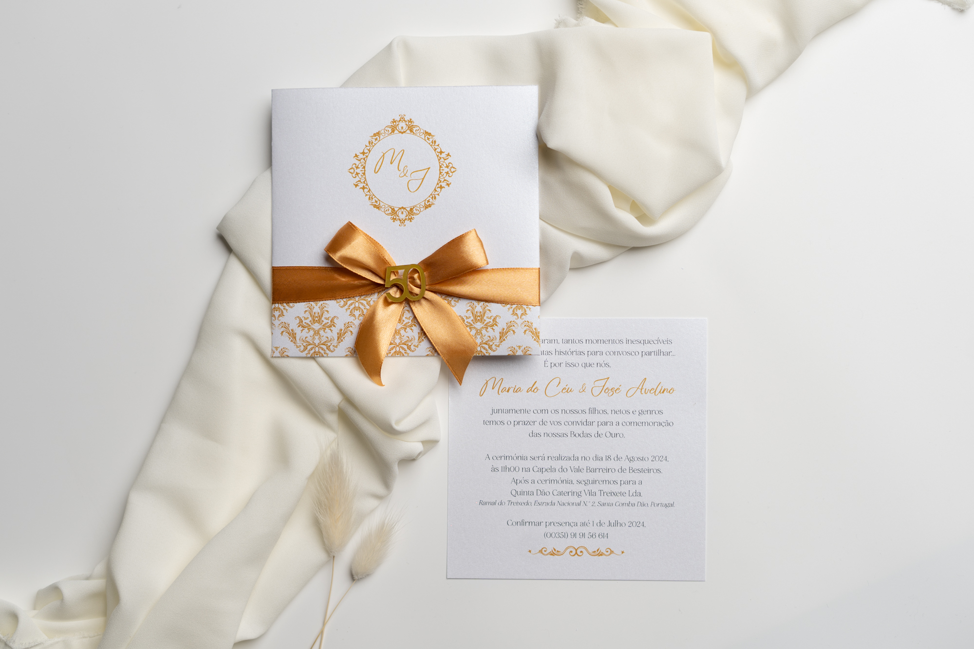 Convite Para Bodas de Ouro