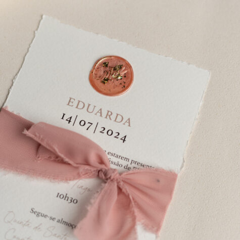 Imagem do produto Convite Primeira Comunhão Elegante