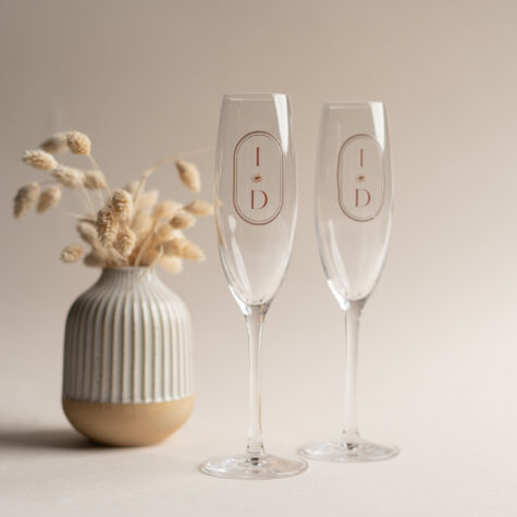 Imagem do produto Flutes Casamento Monograma Colorido