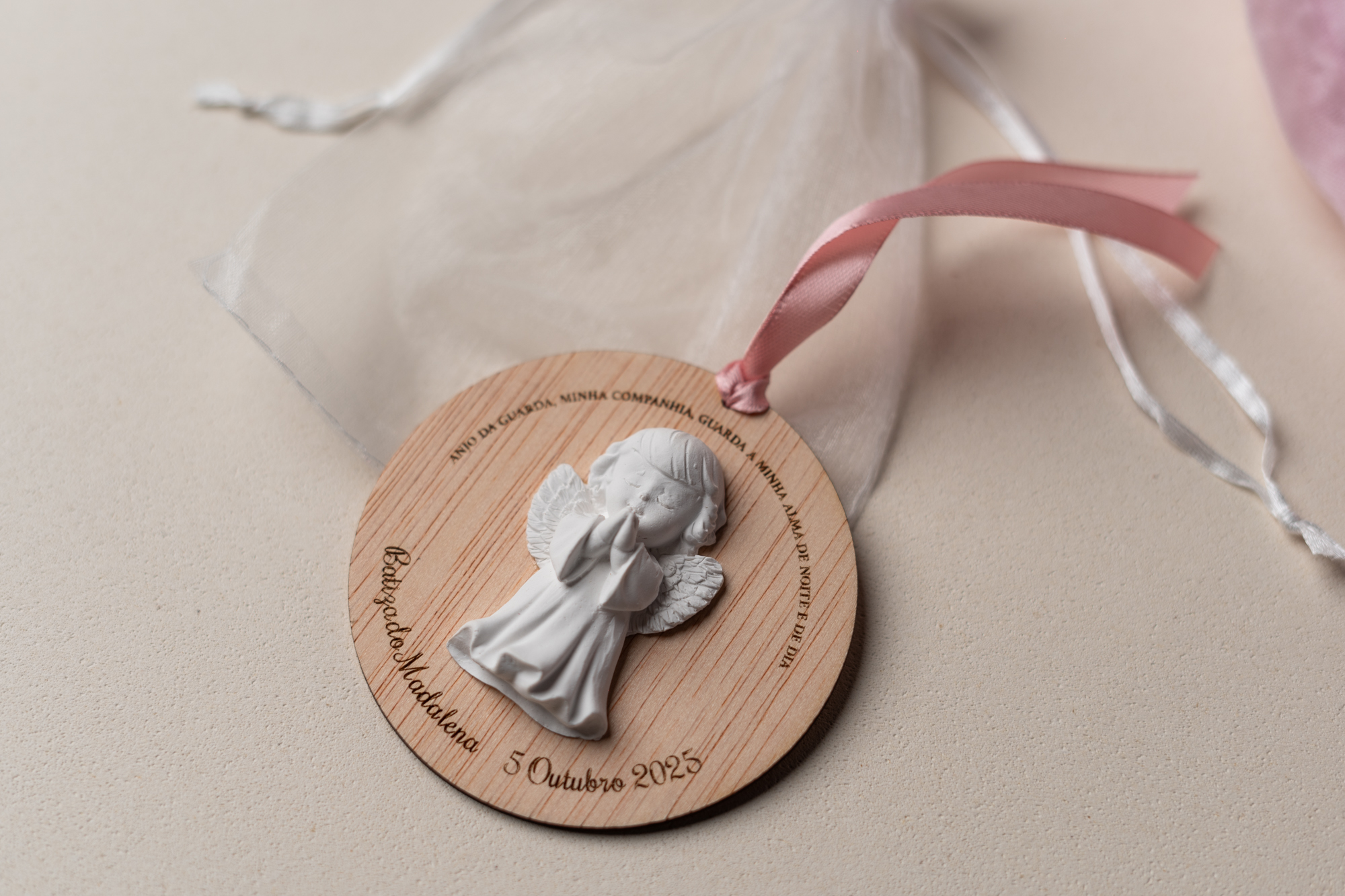 Lembranças de Batizado Anjo Gesso