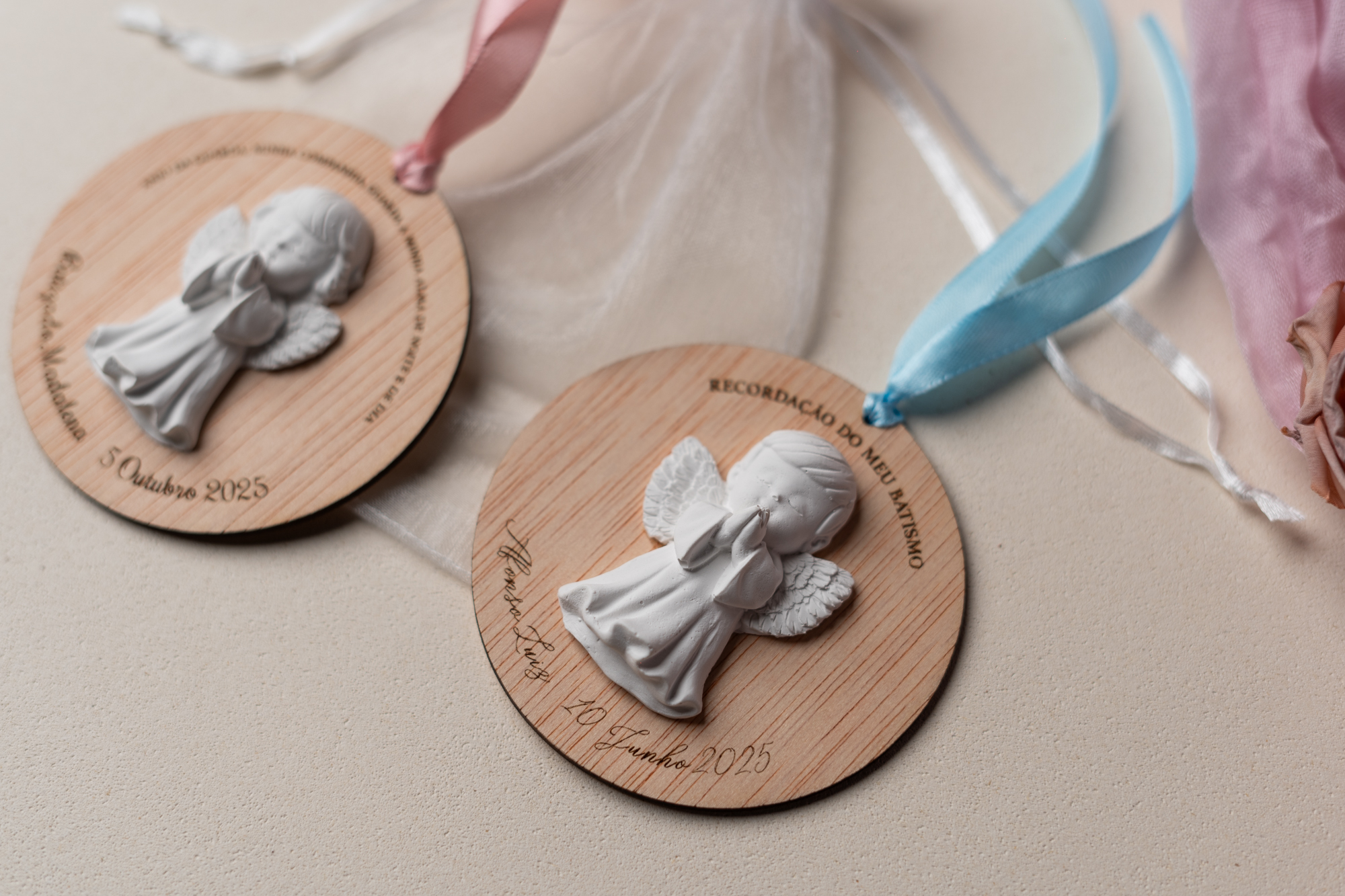 Lembranças Batizado Anjo Gesso 6