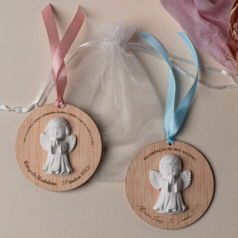 Imagem do produto Lembranças Batizado Anjo Gesso