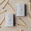 Lembranças para Casamento Caixa Fósforos matchbox