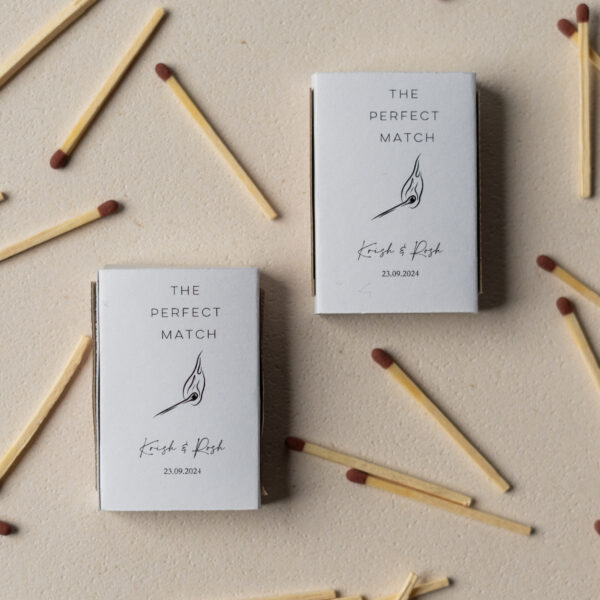 Lembranças para Casamento Caixa Fósforos matchbox
