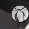 Place Marker Black Bow
