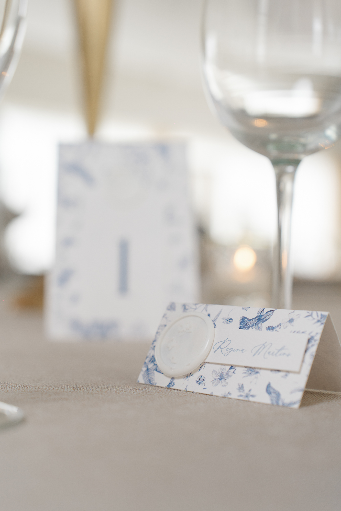 Marcador Lugar Casamento Lacre