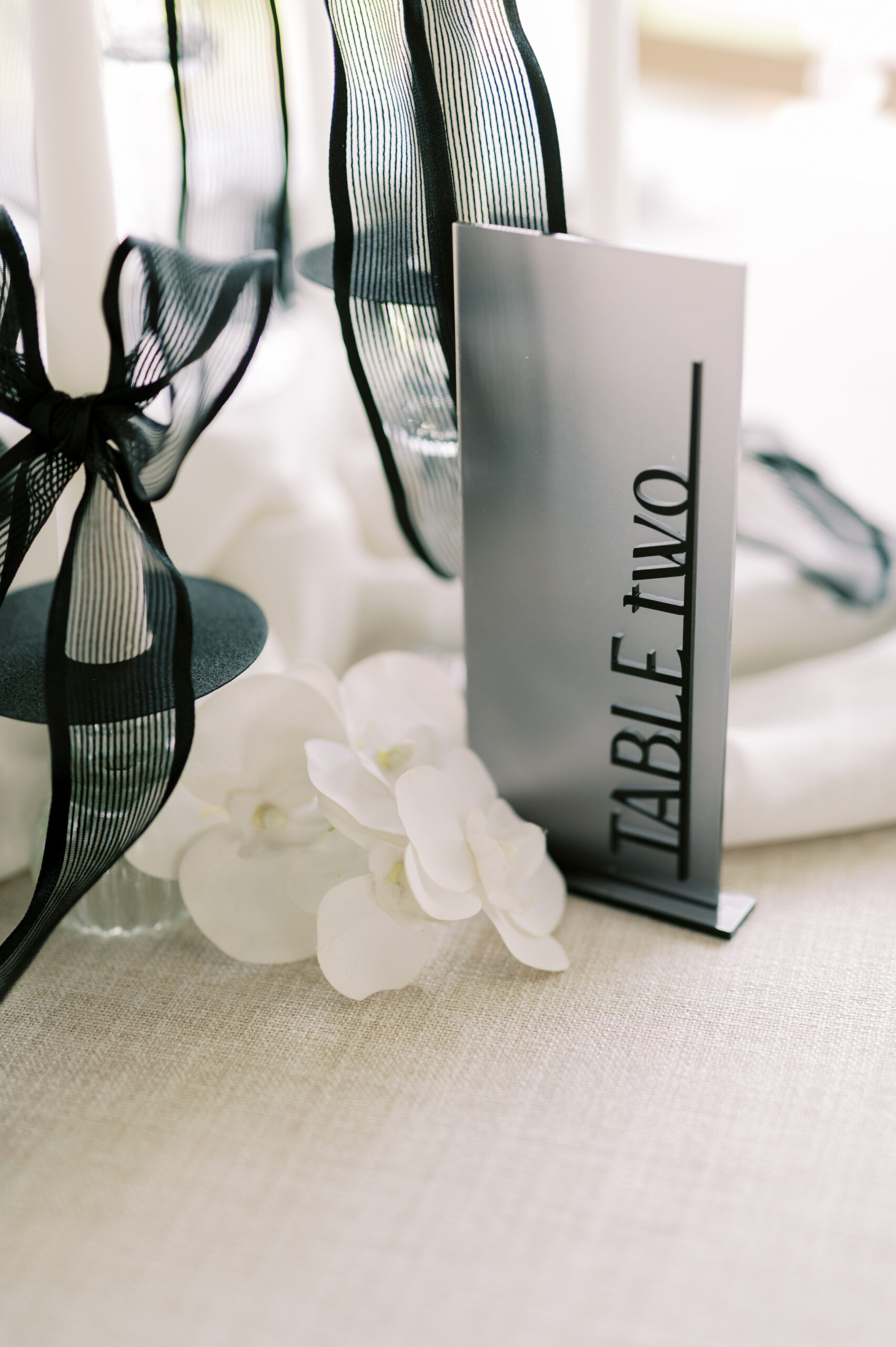 Marcador de Mesa Casamento Moderno
