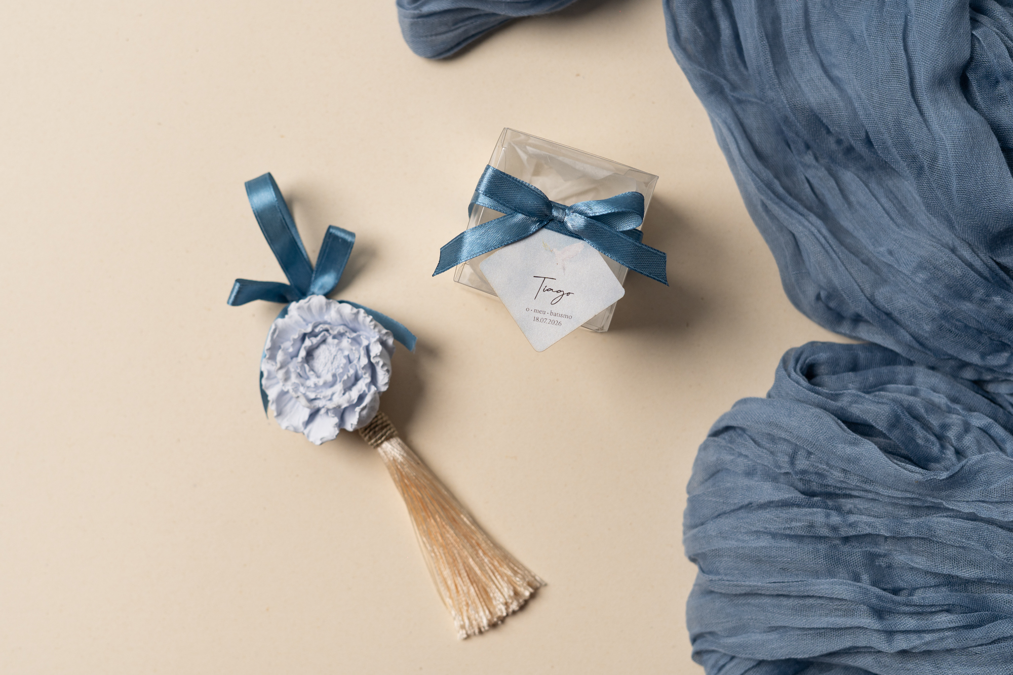 Lembrança Batizado Peonea Gesso