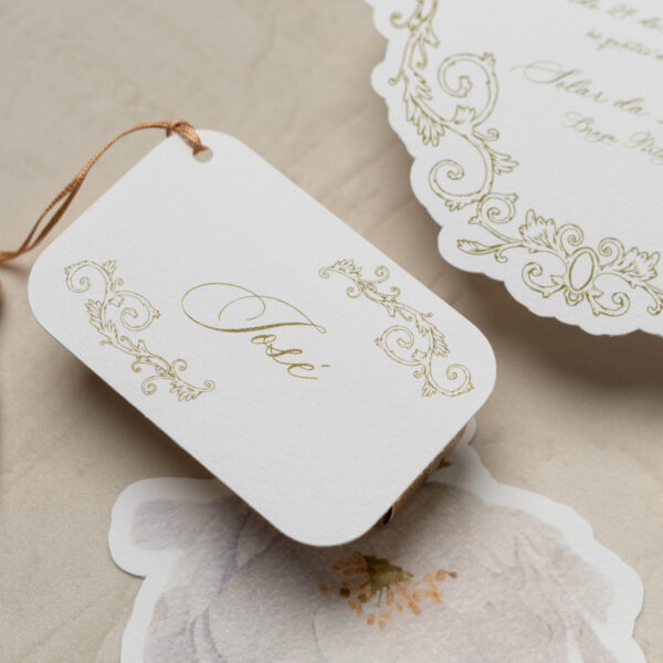 Marcador Lugar Elegante Moderno