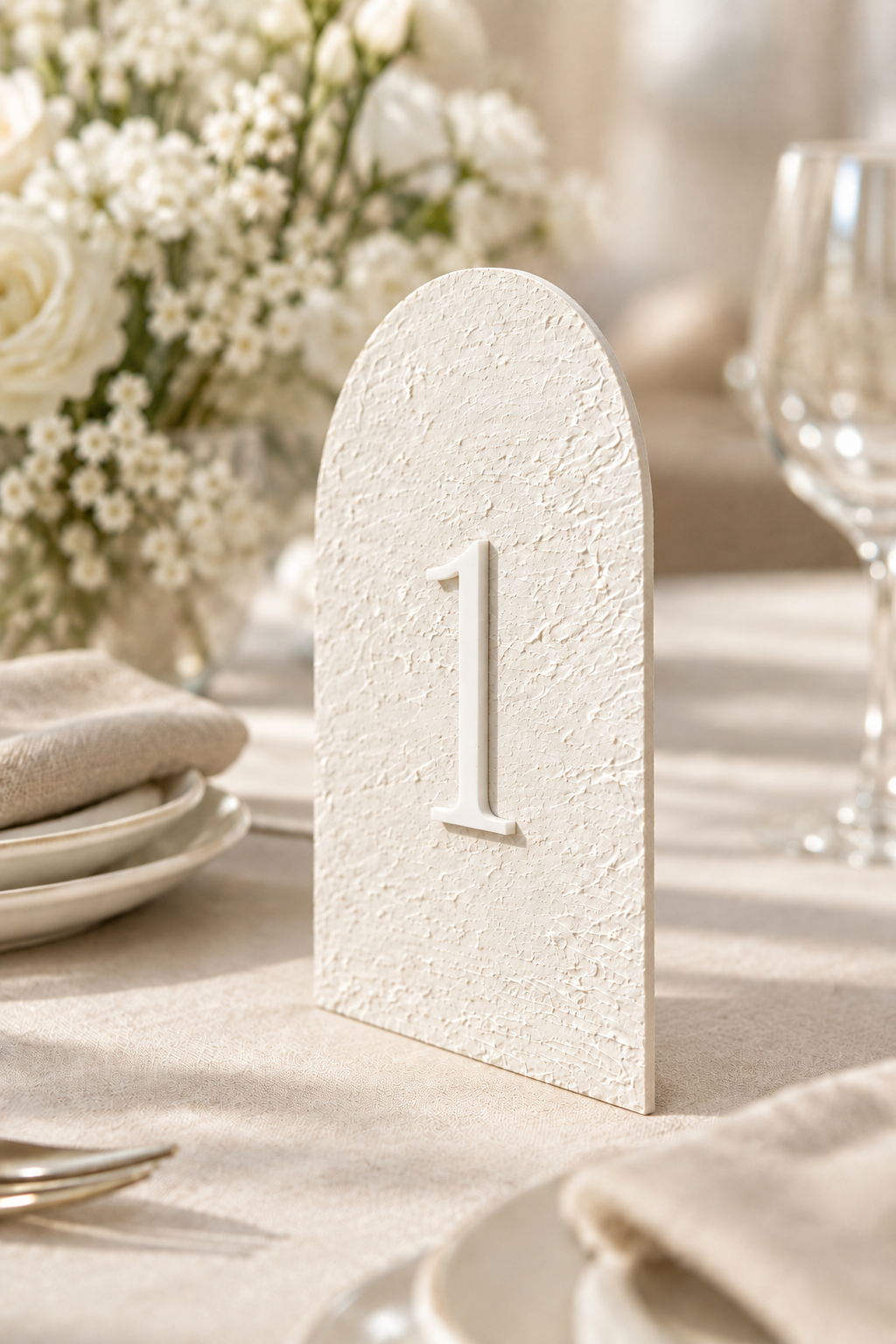Marcador de Mesa Casamento Delicado 4