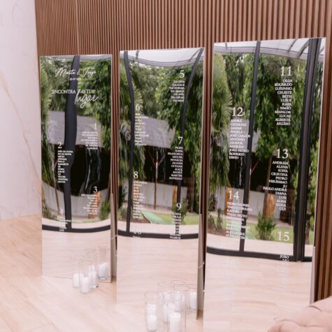 Imagem do produto Placard Casamento Acrílico Espelho