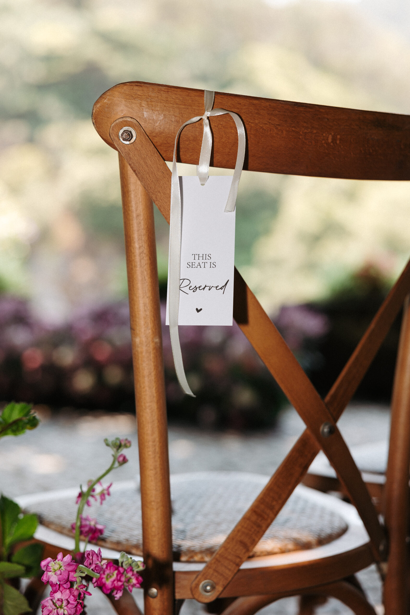 Ceremony Seat Tags Wedding 6