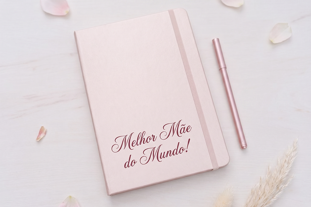 Presente Dia Mãe Bloco Notas