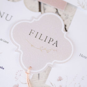 Imagem do produto Marcador Lugar Casamento Delicado