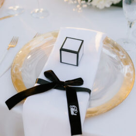 Imagem do produto Marcador Lugar Laço Veludo