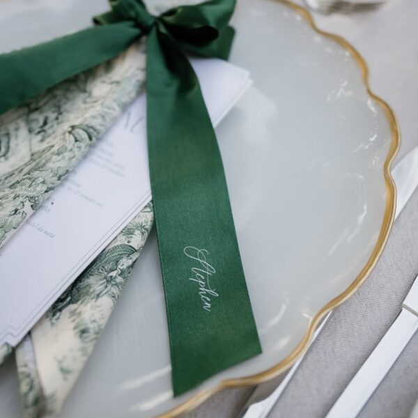 Marcador Lugar Laço Convidado