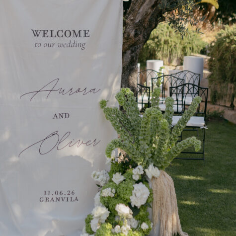 Imagem do produto Wedding Welcome Sign Fabric