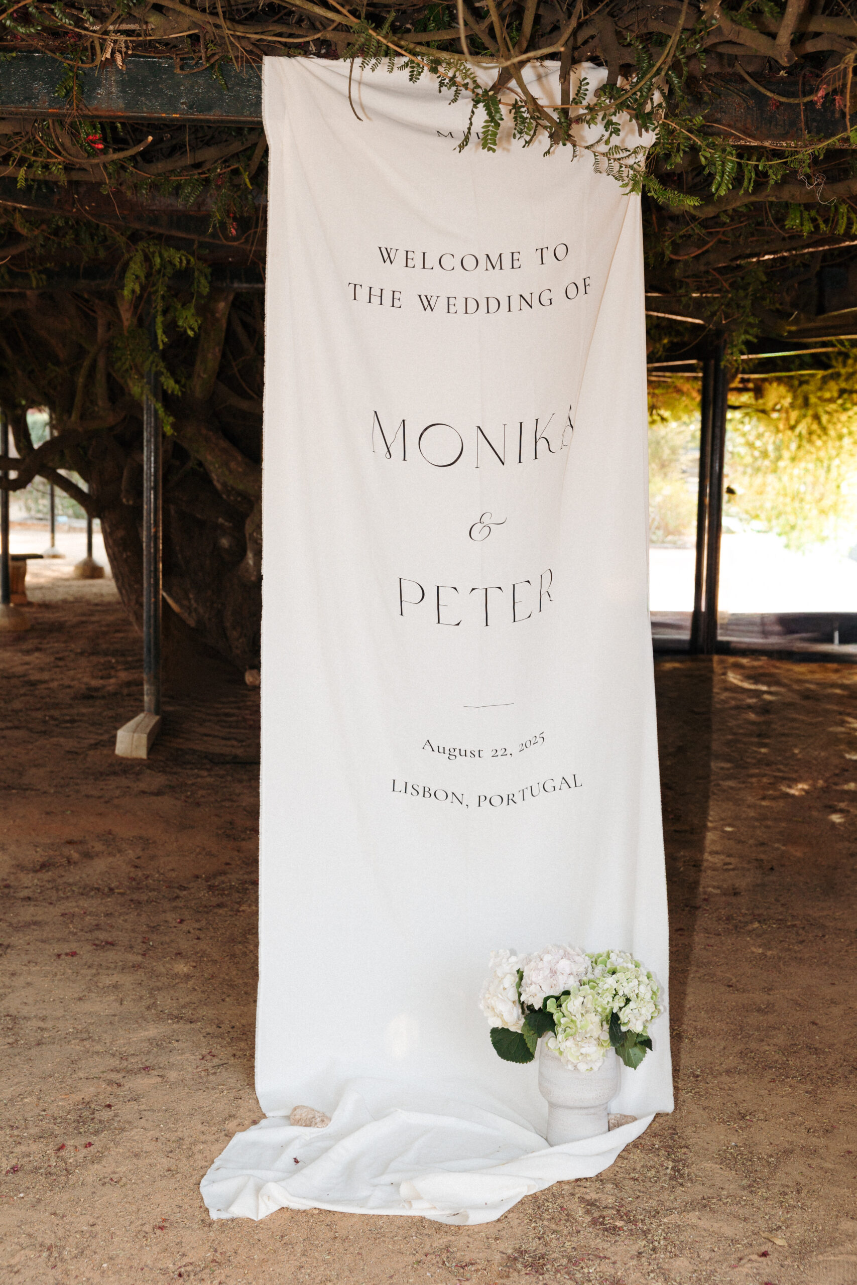 Wedding Welcome Sign Fabric 7