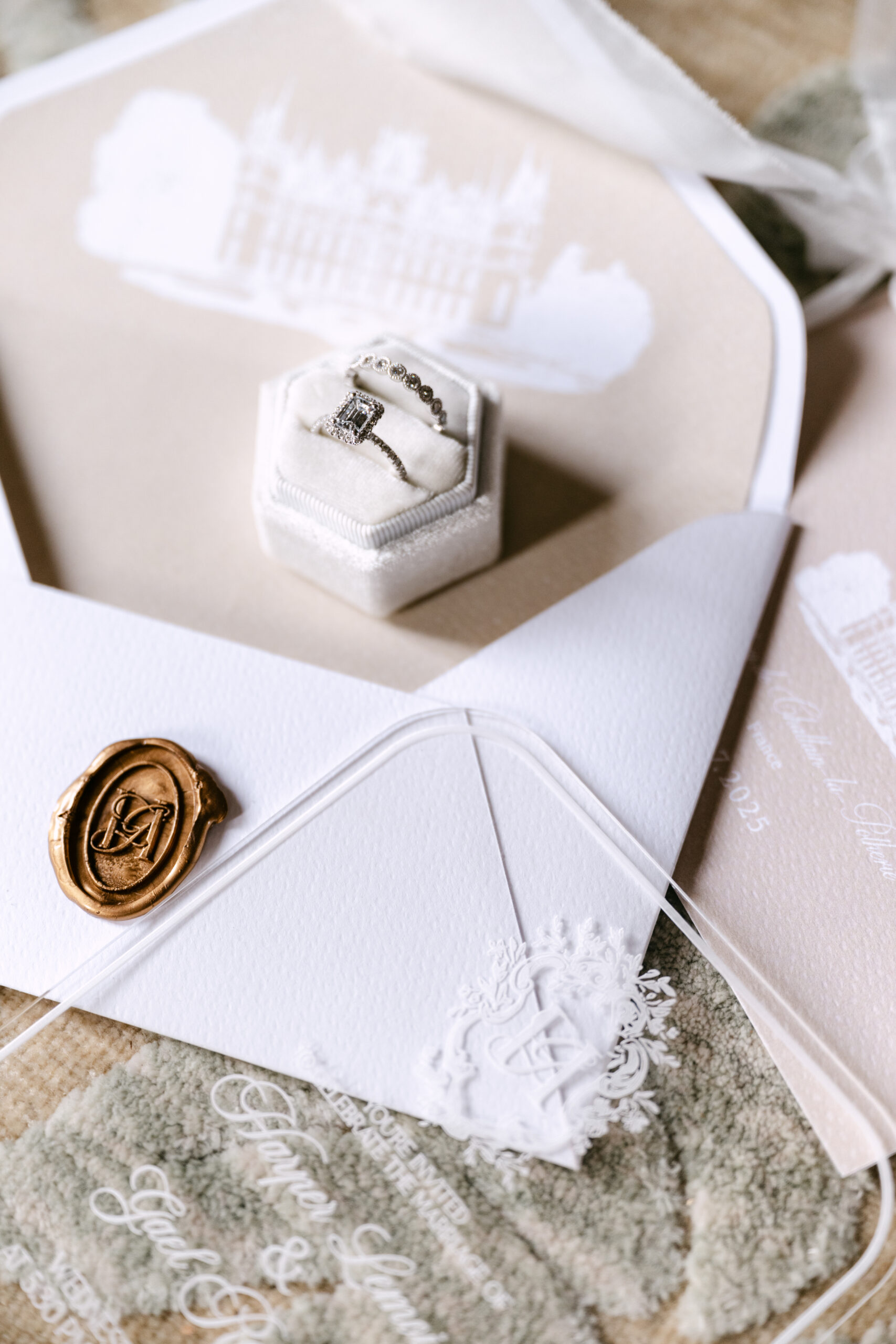 Luxuriöse Hochzeitseinladungen Portugal