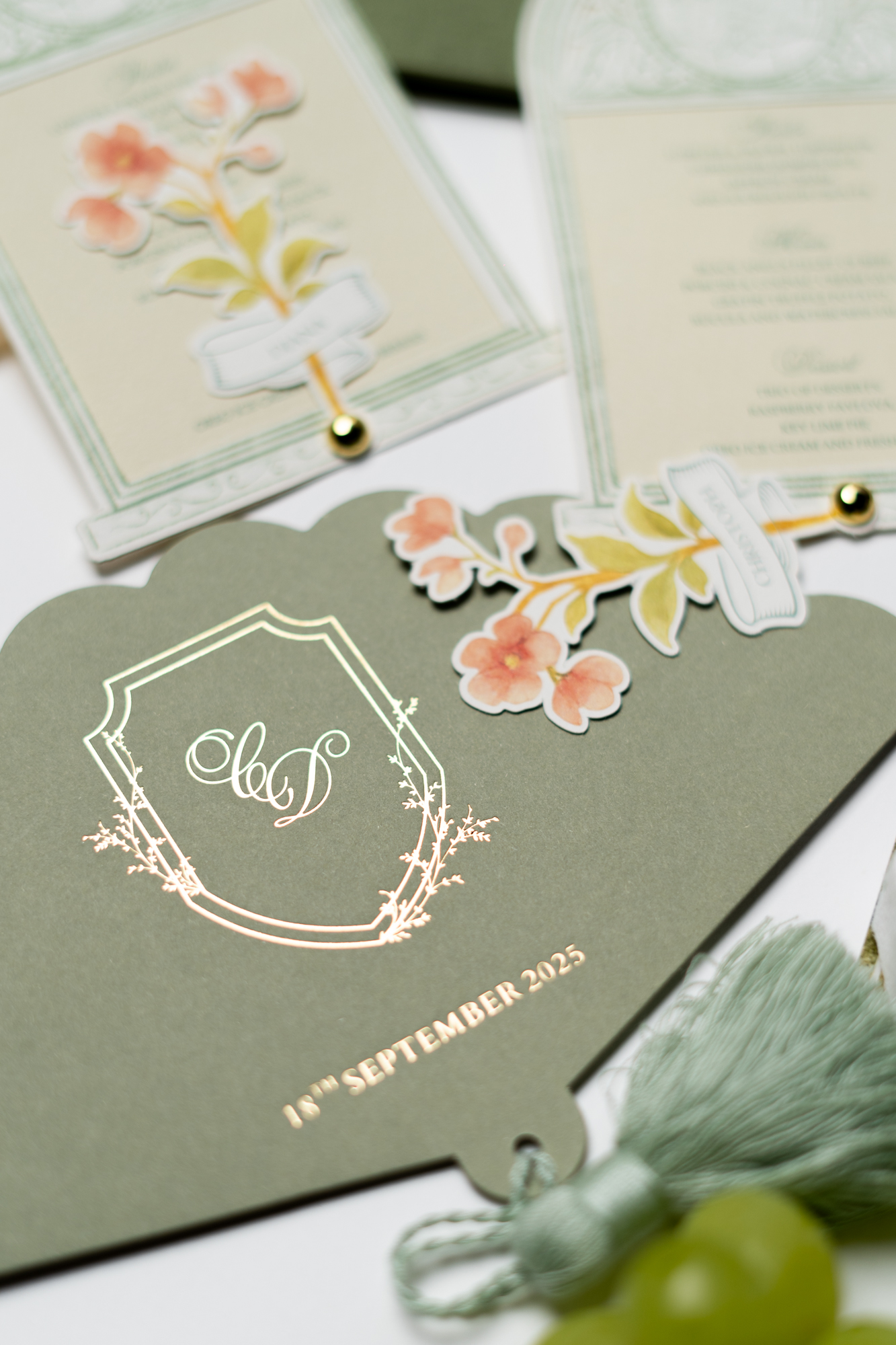 Lembrança Casamento Leque Timeline