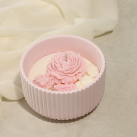 Imagem do produto Vela Floral Decorativa Artesanal