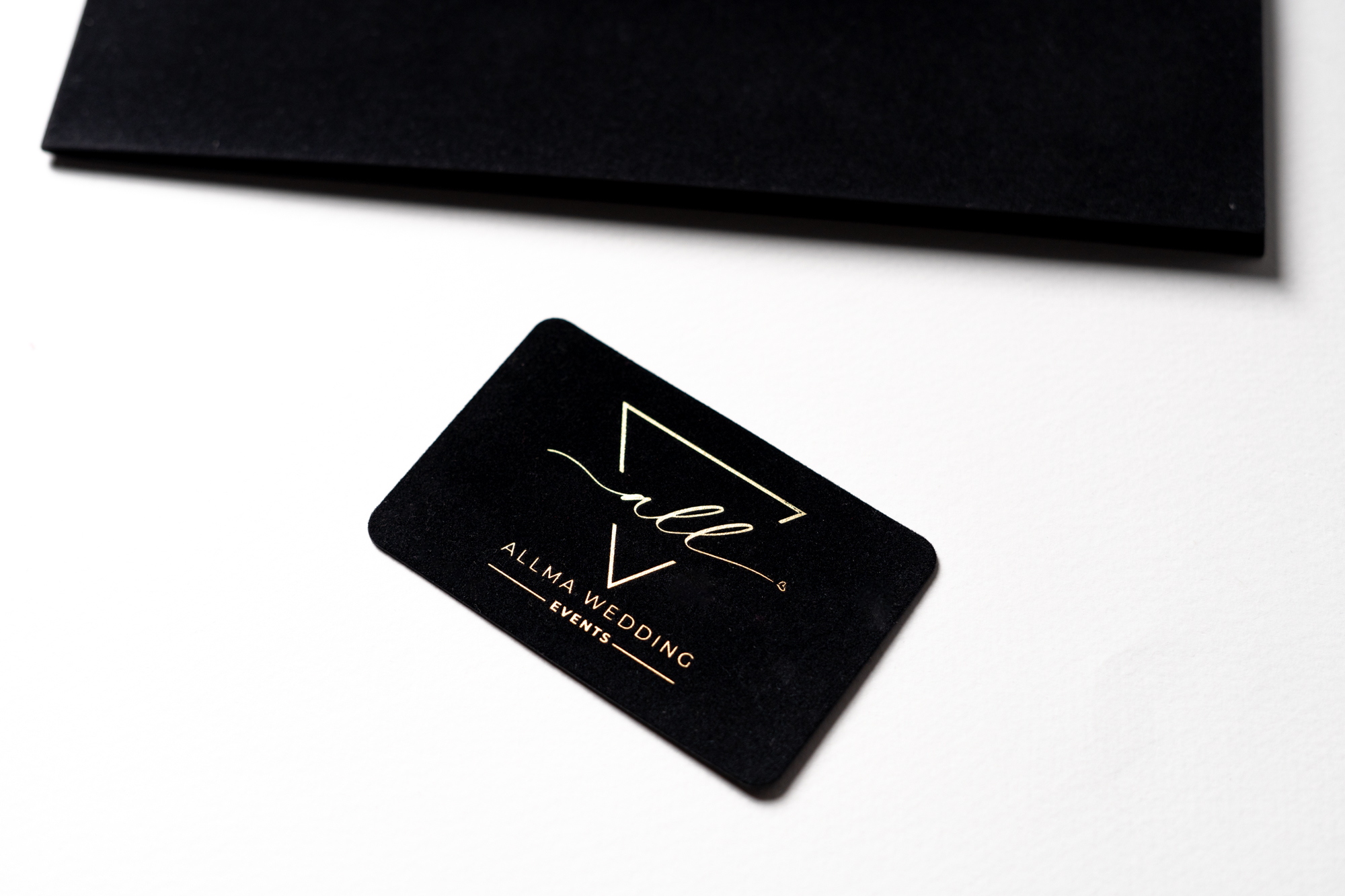 Cartão Visita Elegante Veludo