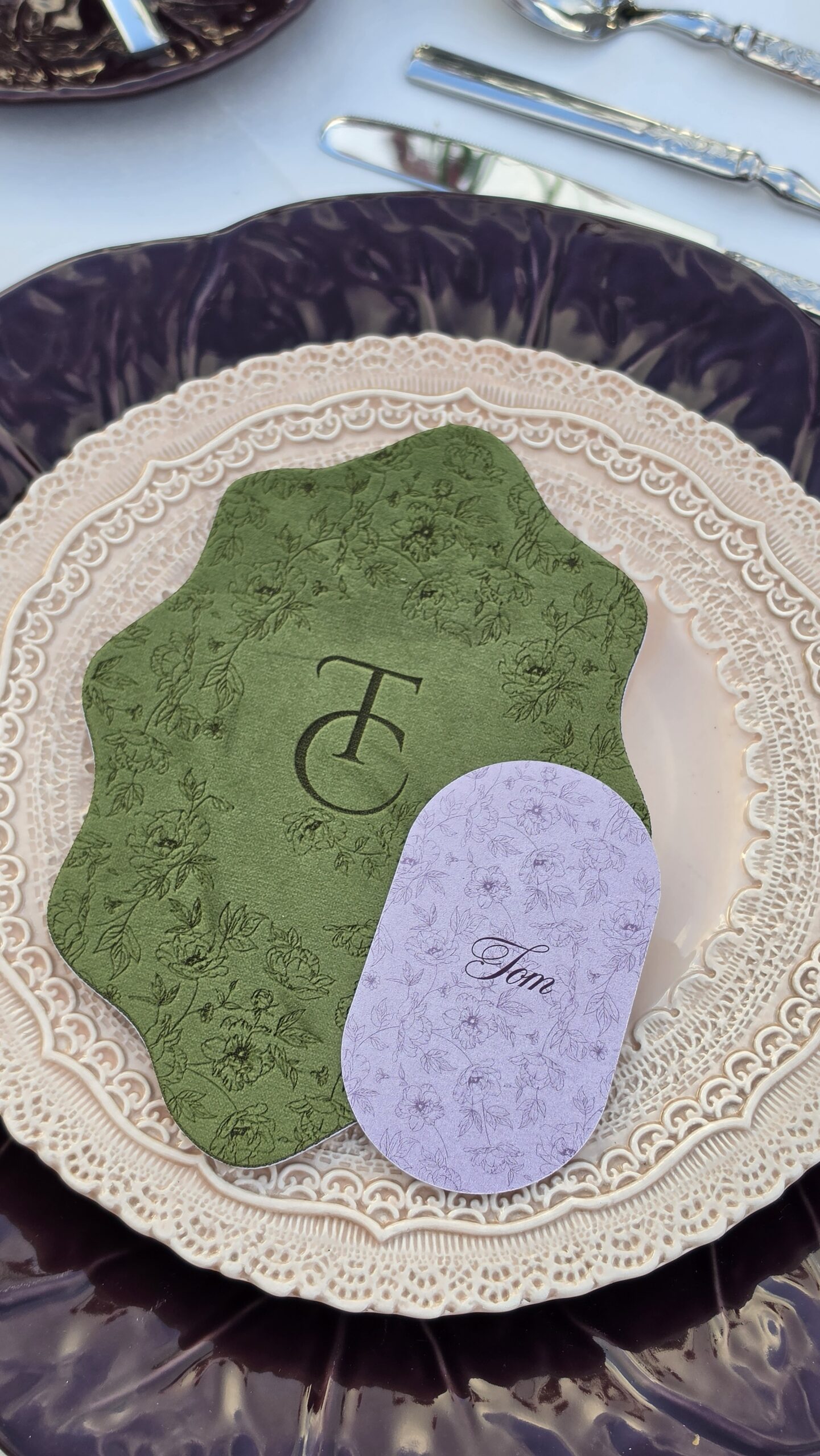 Menu Casamento Veludo Delicado 1
