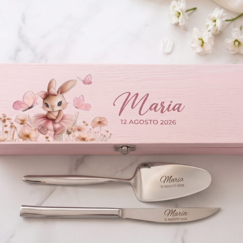 Imagem do produto Talheres Comunhão Caixa Personalizada