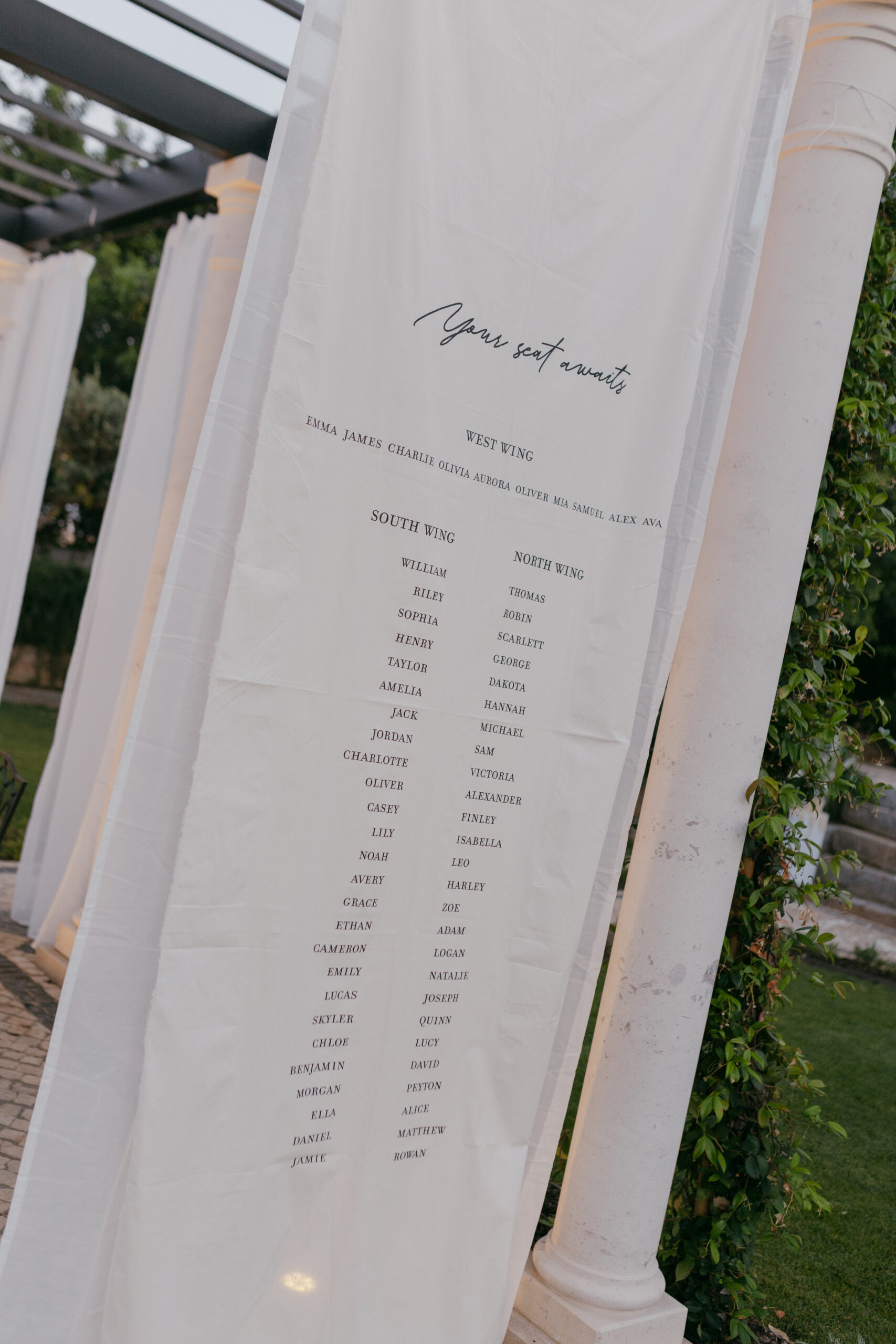 Placard Casamento Tecido Personalizado 7