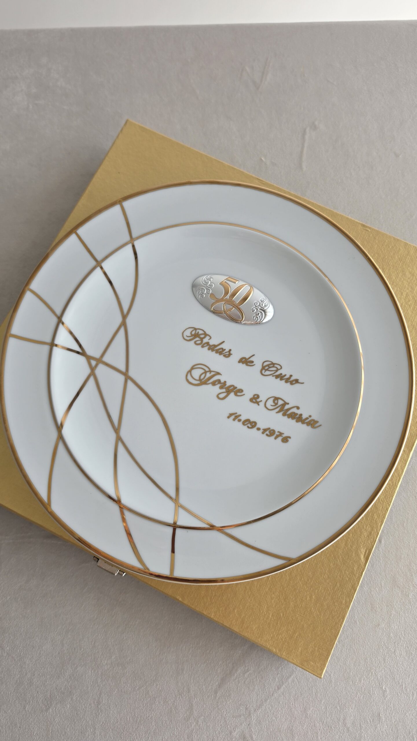 Bodas Ouro Prato Personalizado 4
