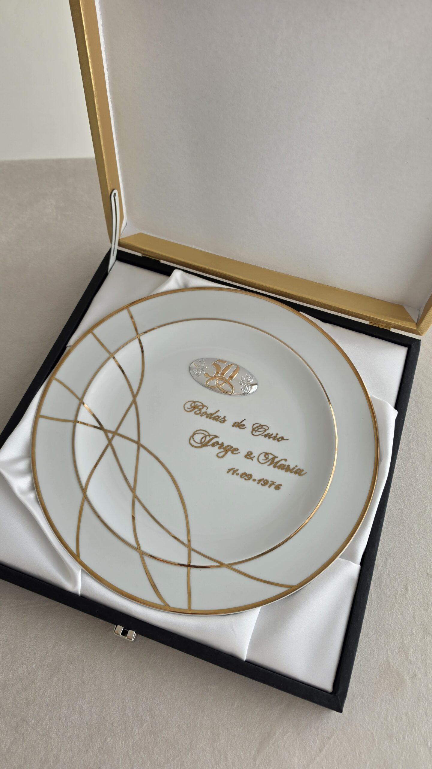 Bodas Ouro Prato Personalizado 1