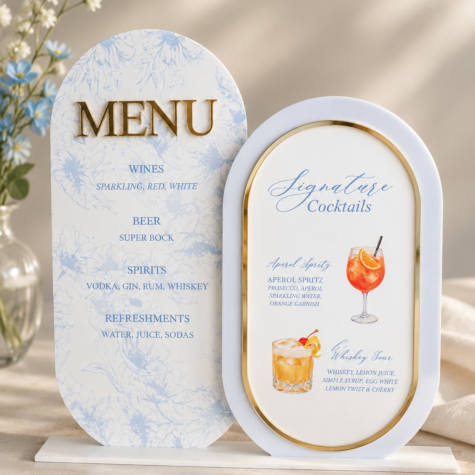 Imagem do produto Menu Bar Casamento Delicado
