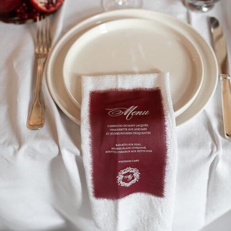 Menus de mariage