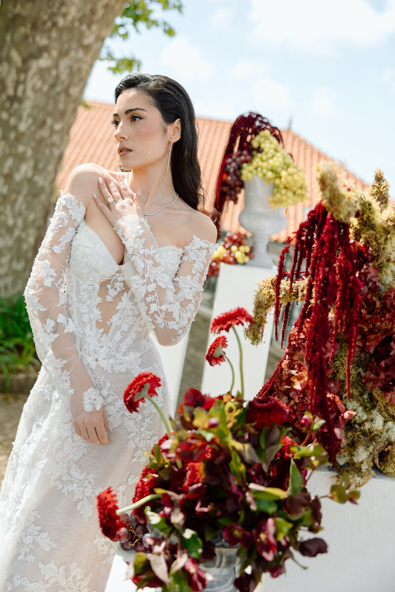 Detalhe do editorial de casamento no The Yeatman com artigos personalizados da Miminhos Rita Catita
