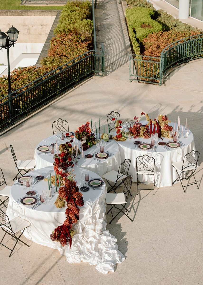 Detalhe do editorial de casamento no The Yeatman com artigos personalizados da Miminhos Rita Catita