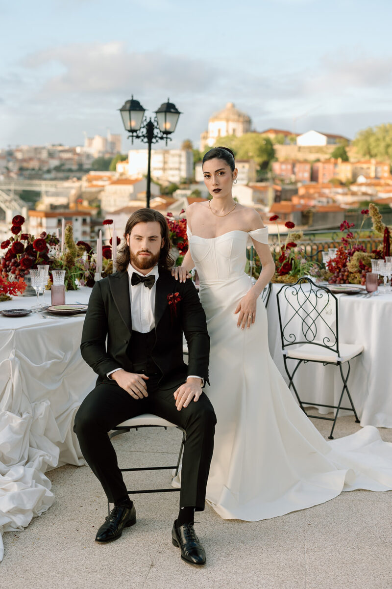 Casamento no The Yeatman: Estacionário em Veludo Verde