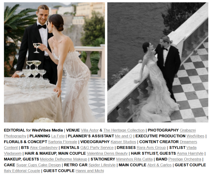 Editorial de casamento na Villa Astor, em Sorrento, com estacionário em renda da Miminhos Rita Catita